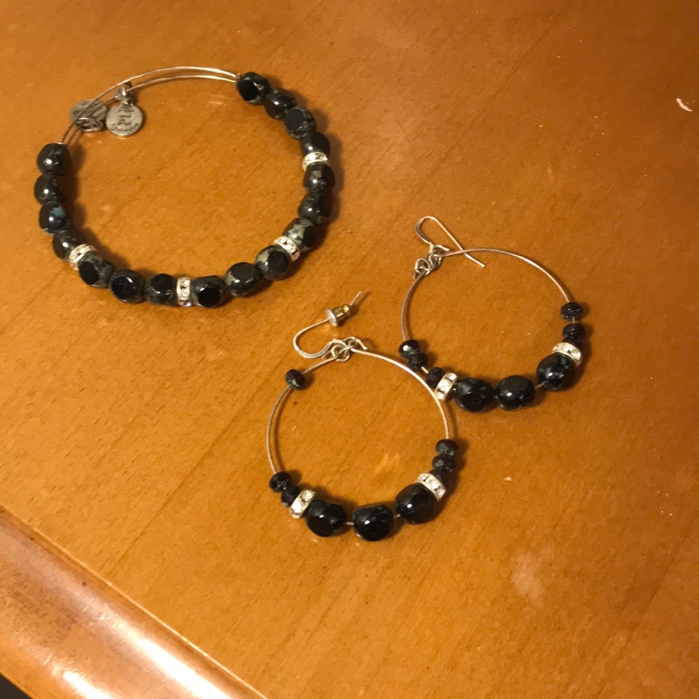 Alex & Ani  Bracelet &  Earring Set 💞